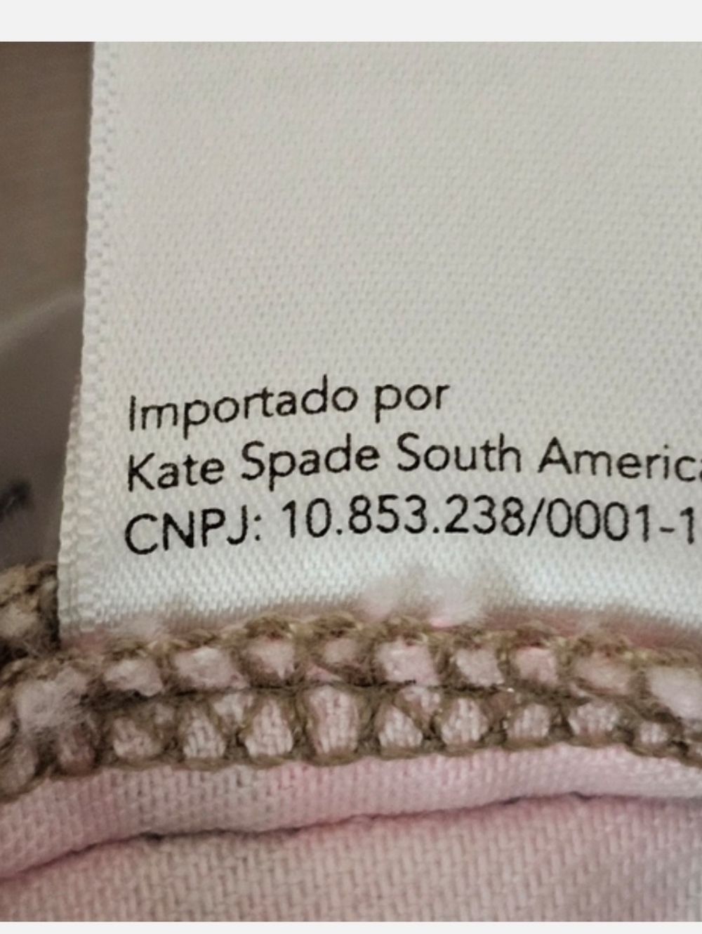 Kate Spade Saturday Jean Pink & Gray Spray Paint Abstract Design, Size 28 Skinny - Picture 8 of 9